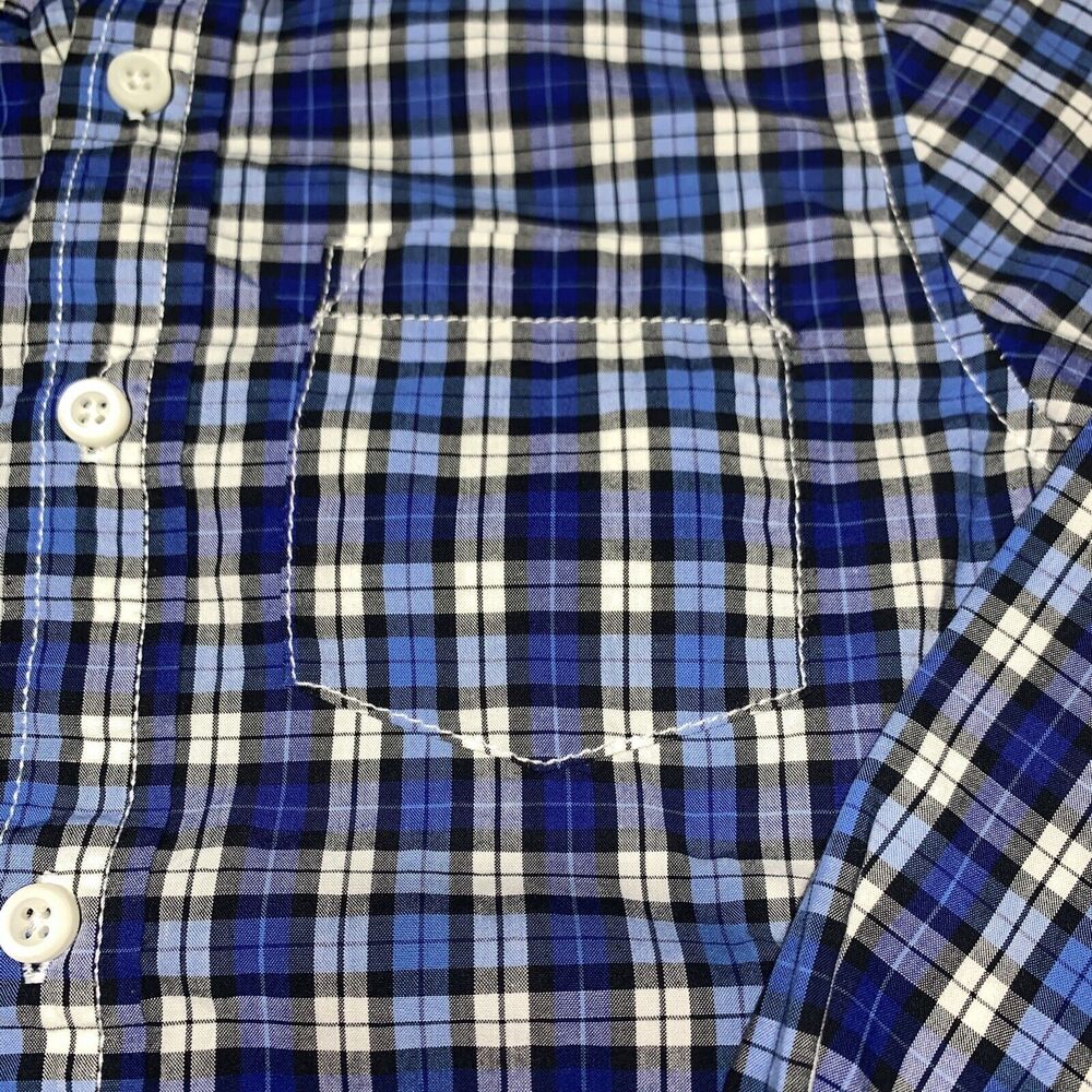 Ralph Lauren Gymboree Boy's Button Down Shirt Sz 5 LOT OF 2 Plaid Blue - Picture 9 of 11
